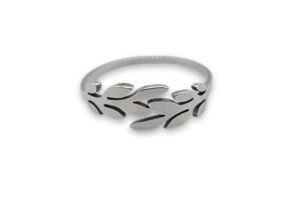 Anillo Hoja doble