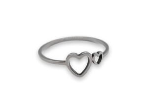 Anillo doble corazón
